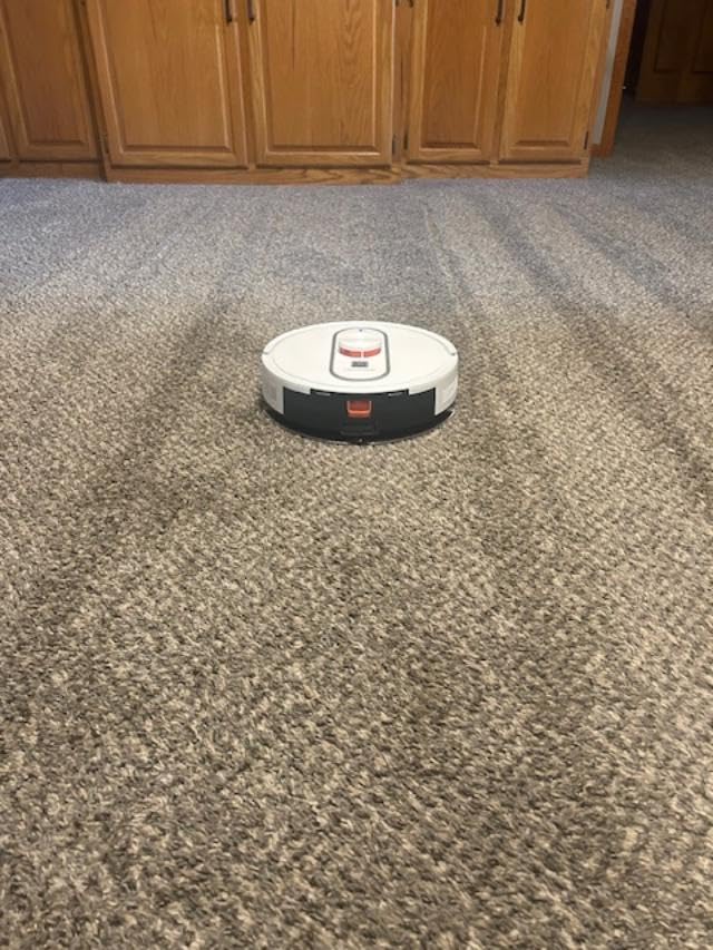 Bagotte Robot Vacuum and Mop, Robotic Vacuum with Mapping,Self Emptying Station for 60 Days, 5000Pa Suction, LiDAR Navigation, No-Go Zones,Wi-Fi/App/Alexa Control, for Carpet, Hard Floors and Carpets - Customer Photo 1