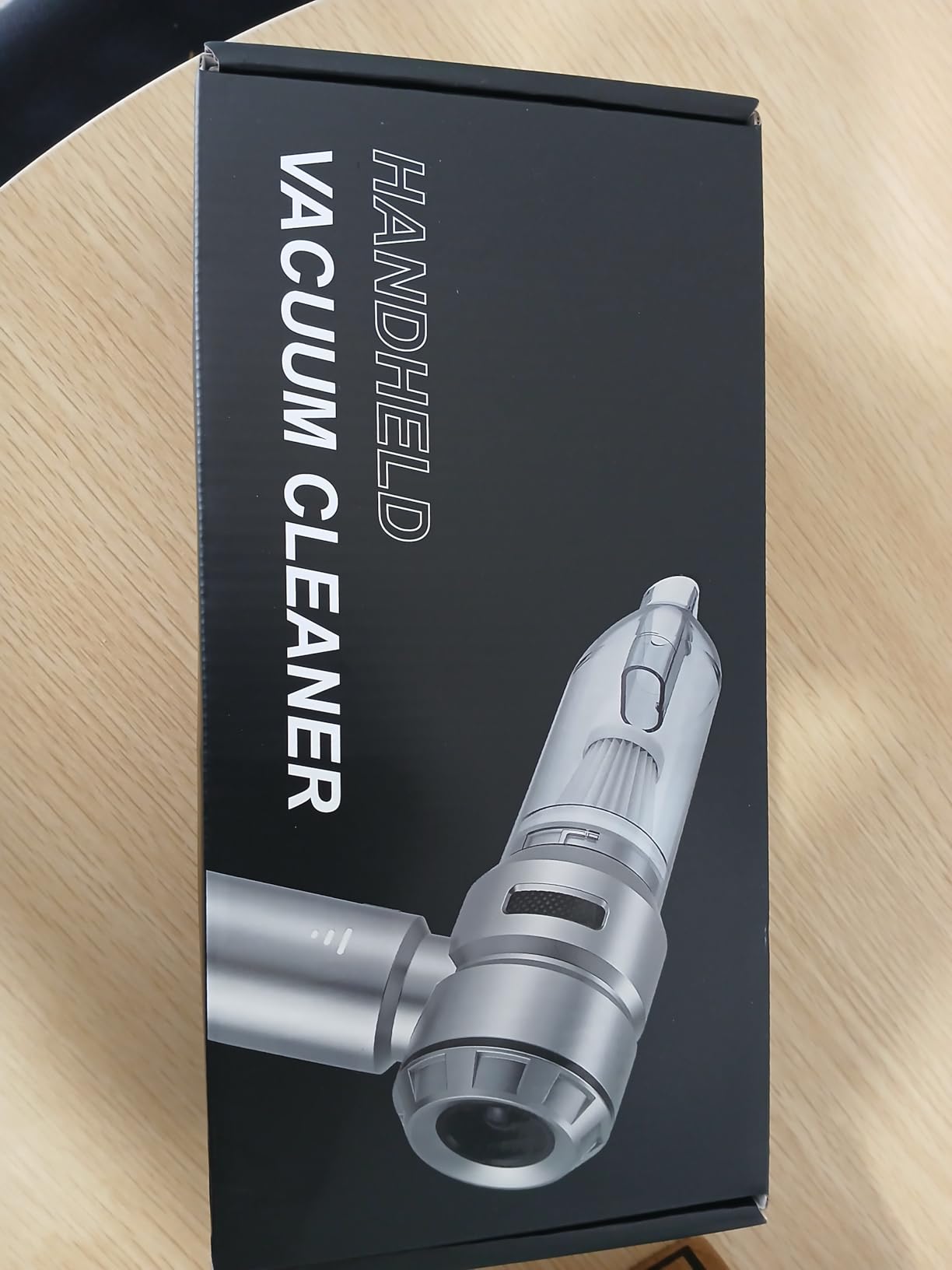 Car Vacuum,3 Suction Modes,Portable Mini Cordless Cleaner with 24000pa Suction Power,Type-C Charge,Handheld Vacuum for Home,Car, Office Desk, Keyboards(Dark Silver) - Customer Photo 2