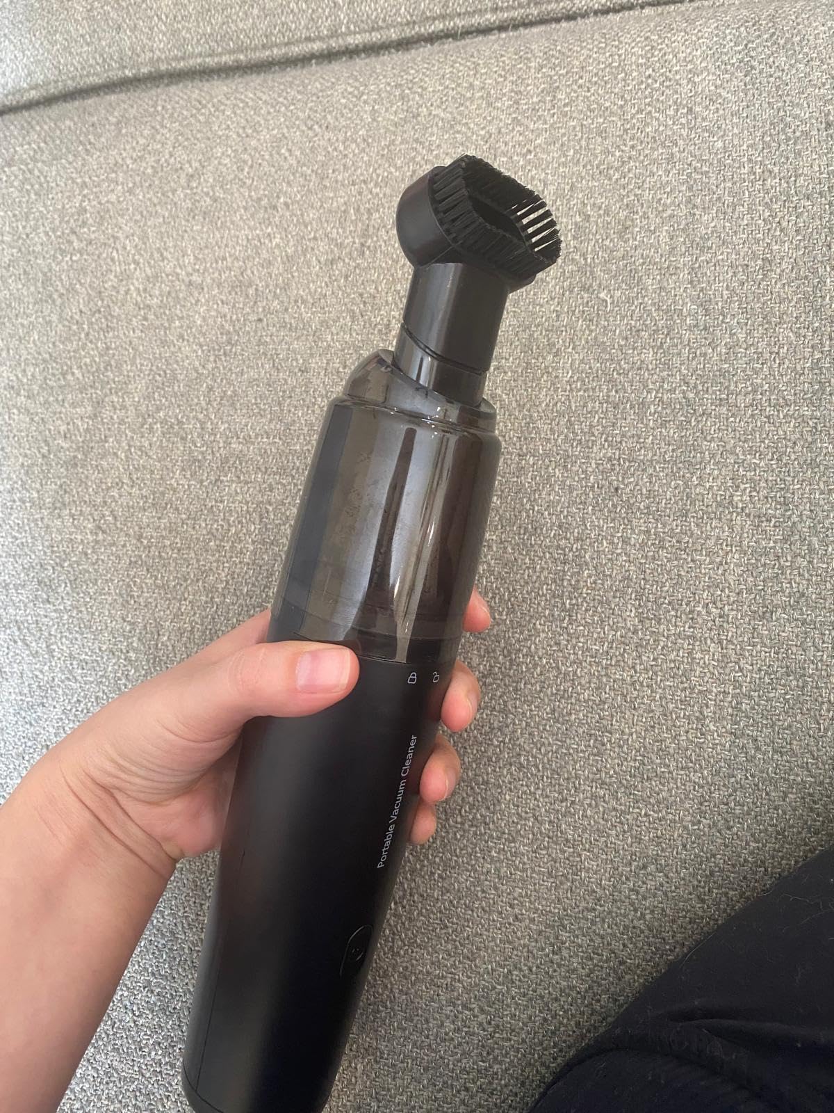 Handheld Vacuum Cordless, Car Vacuum Cleaner Portable with HEPA Filter, 2 Suction Modes, Mini Hand Held Vacuum Rechargeable for Car, Home, Pet Hair, Office, Desk, Keyboards - Customer Photo 1