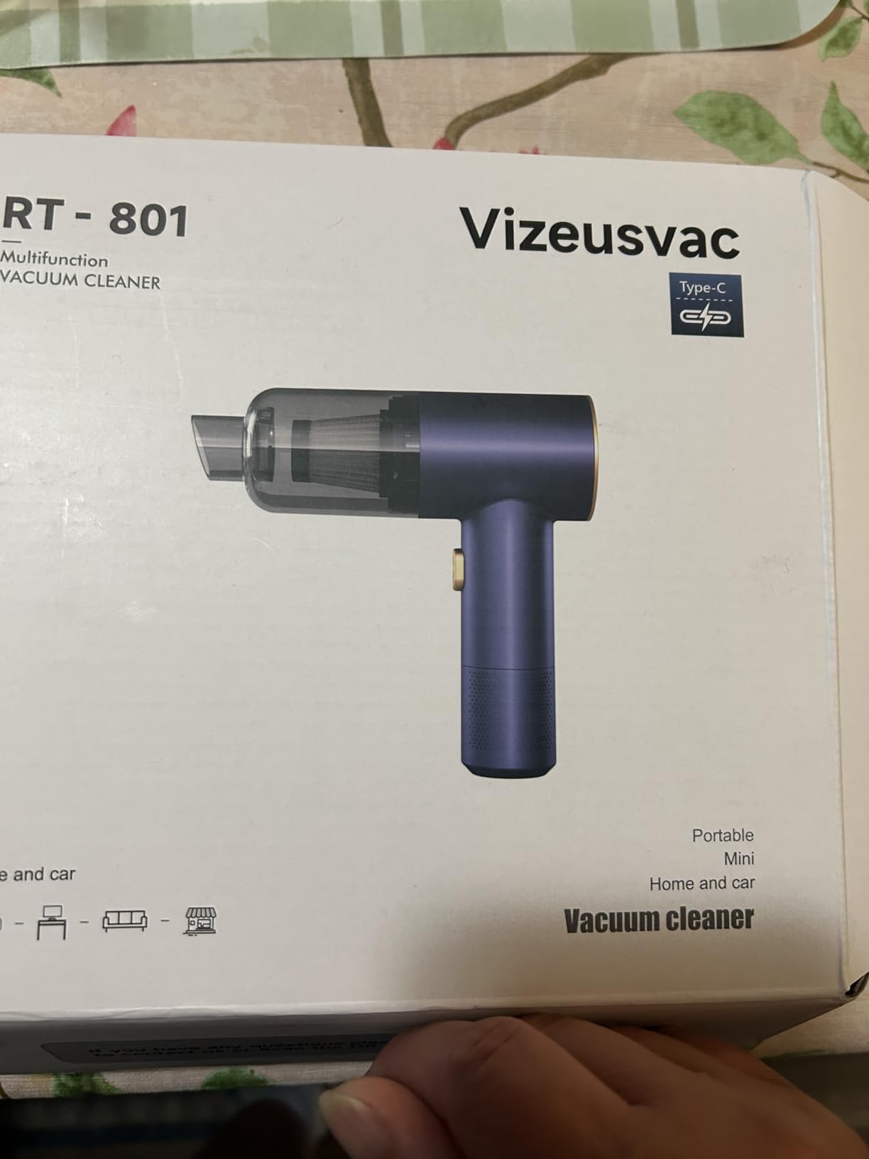 Handheld Car Vacuum Portable Cordless,18000PA High Power Vacuum Cleaner with Brushless Motor.7 in 1 Mini Hand Held Vacuum Rechargeable AirDuster/Blower for Car,Home,Ofice,Pet - Customer Photo 1