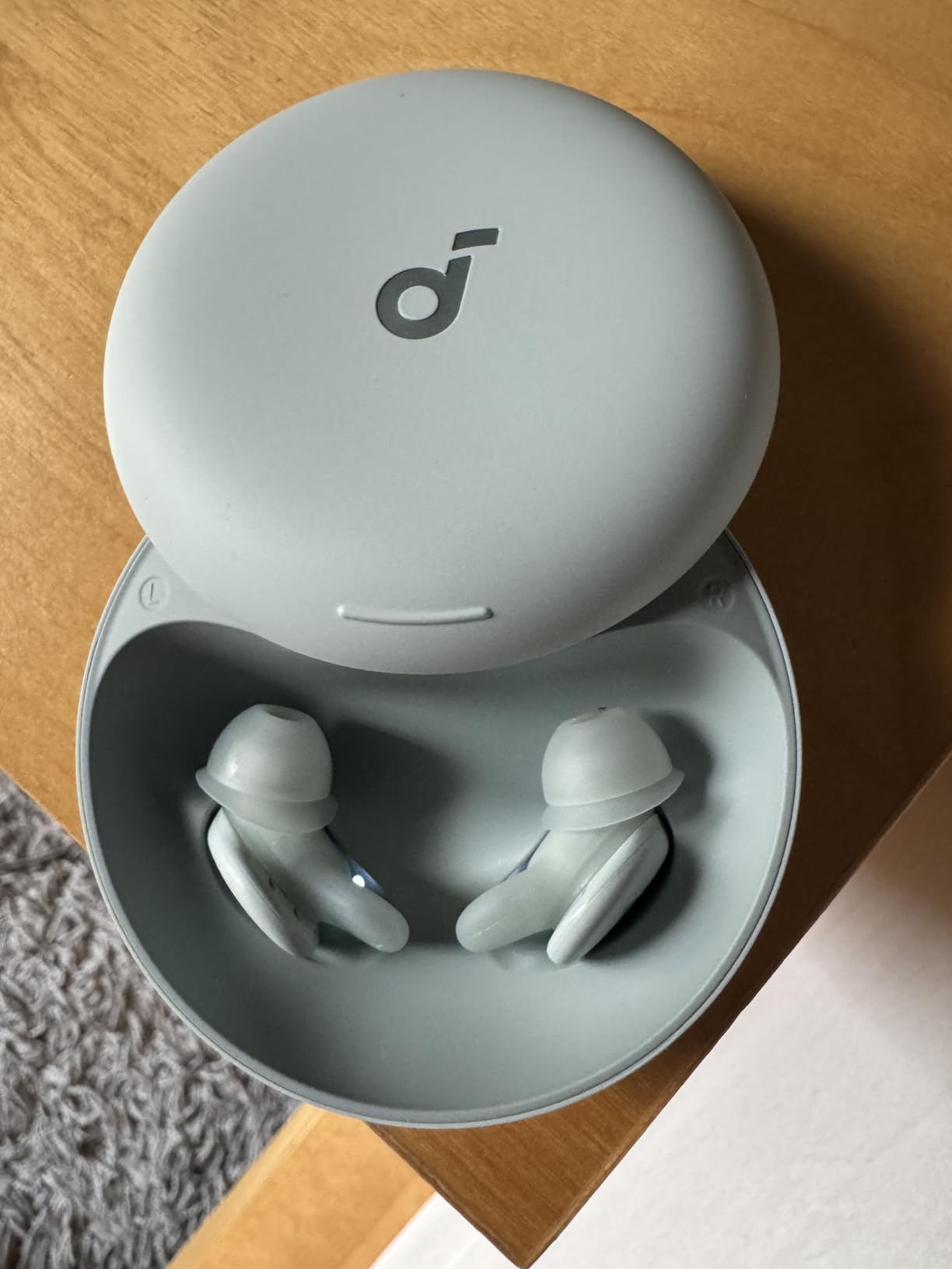 soundcore Sleep A30 by Anker Sleep Earbuds, Smart Active Noise Cancelling Sleep Headphones, Adaptive Snore-Masking System, Ultra-Comfort for Side Sleepers, 45H Playtime Customer Review soundcore Sleep A30 by Anker Sleep Earbuds, Smart Active Noise Cancelling Sleep Headphones, Adaptive Snore-Masking System, Ultra-Comfort for Side Sleepers, 45H Playtime - Customer Photo 1