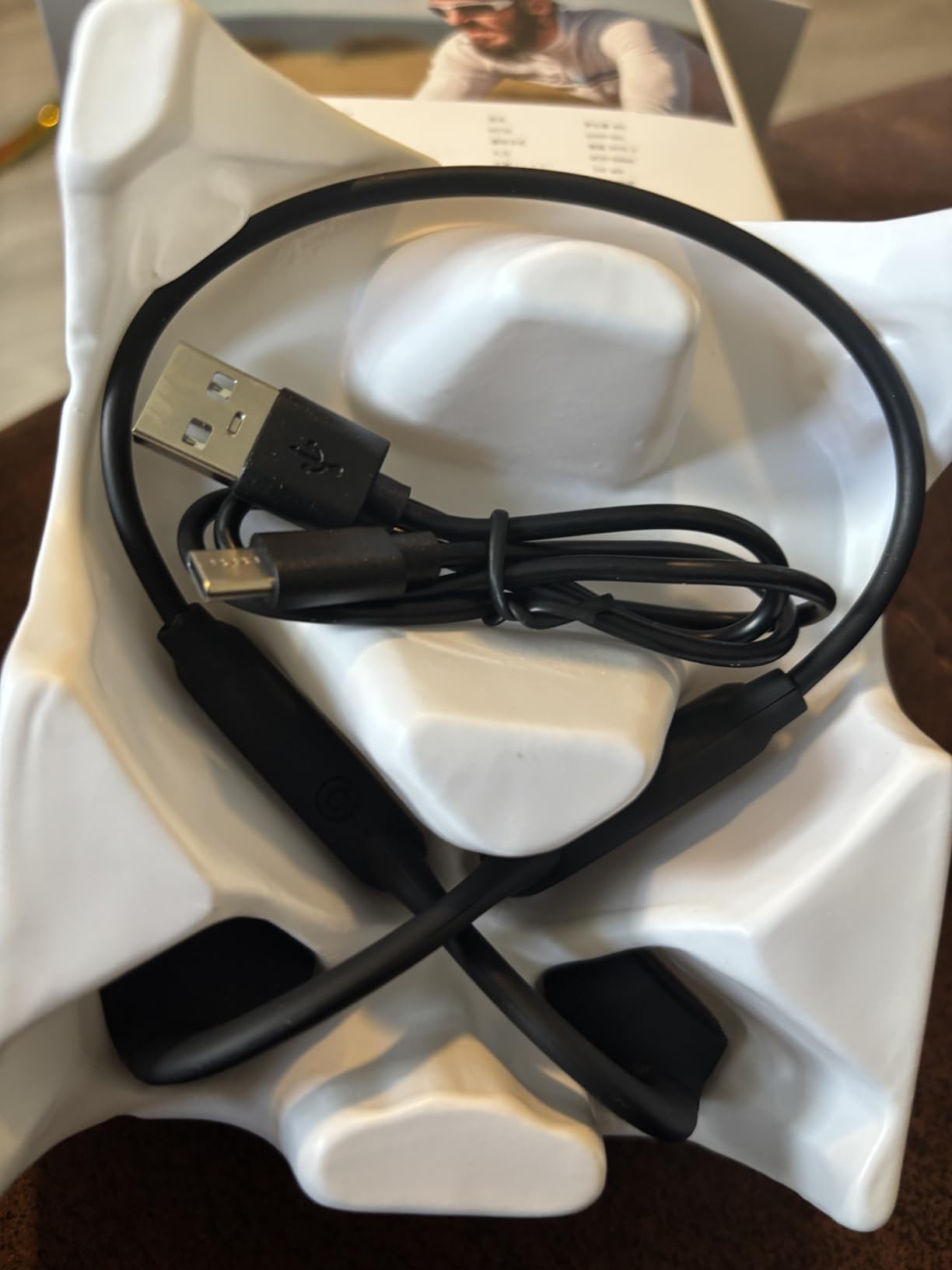 2025 Bone Conduction Headphones,Bluetooth 5.4 Wireless Headphones, Type-C Quickly Charge,12Hrs Playtime,IPX5 Waterproof for Traving,Running,Hiking Customer Review 2025 Bone Conduction Headphones,Bluetooth 5.4 Wireless Headphones, Type-C Quickly Charge,12Hrs Playtime,IPX5 Waterproof for Traving,Running,Hiking - Customer Photo 1