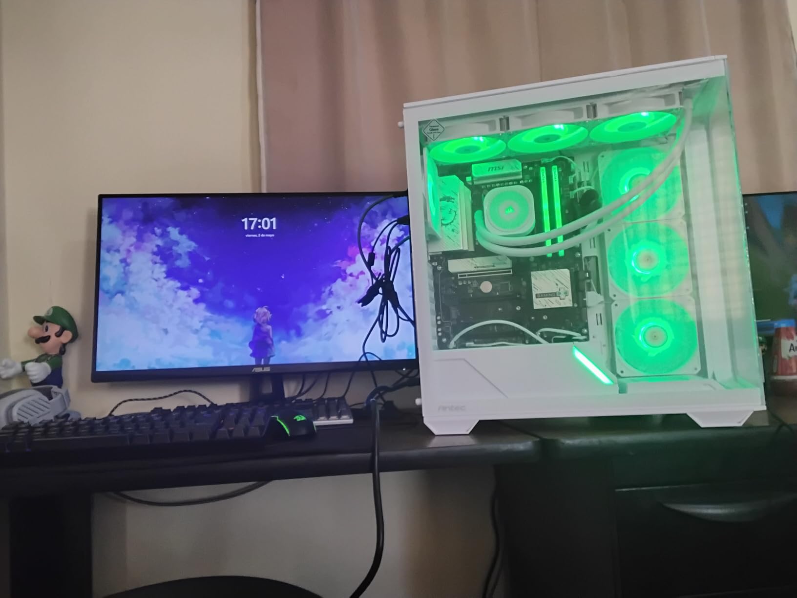 XFX Mercury AMD Radeon RX 9060XT OC White Gaming Edition with 16GB GDDR6 HDMI 2xDP, AMD RDNA 4 RX-96TMERCW9 Customer Review XFX Mercury AMD Radeon RX 9060XT OC White Gaming Edition with 16GB GDDR6 HDMI 2xDP, AMD RDNA 4 RX-96TMERCW9 - Customer Photo 1