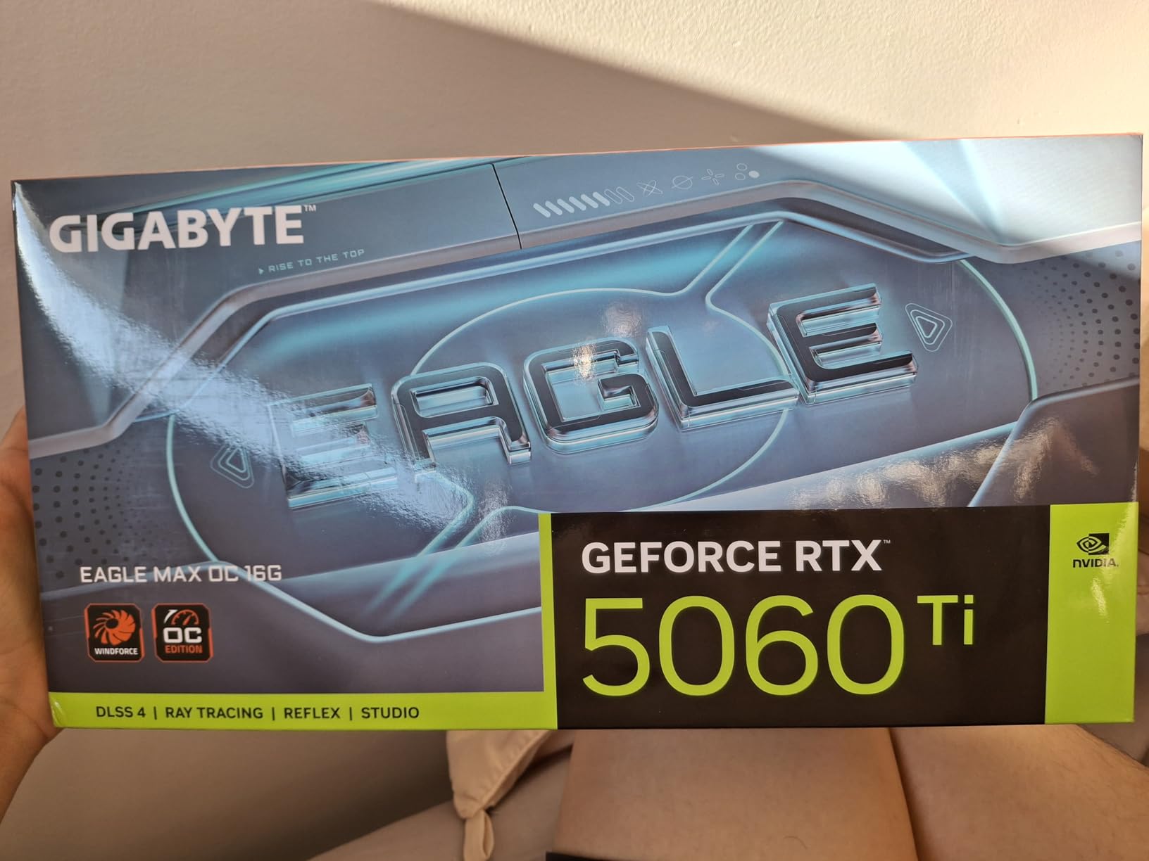 GIGABYTE GeForce RTX 5060 Ti Eagle MAX OC 16G Graphics Card, 16GB 128-bit GDDR7, PCIe 5.0, WINDFORCE Cooling System Customer Review GIGABYTE GeForce RTX 5060 Ti Eagle MAX OC 16G Graphics Card, 16GB 128-bit GDDR7, PCIe 5.0, WINDFORCE Cooling System - Customer Photo 1