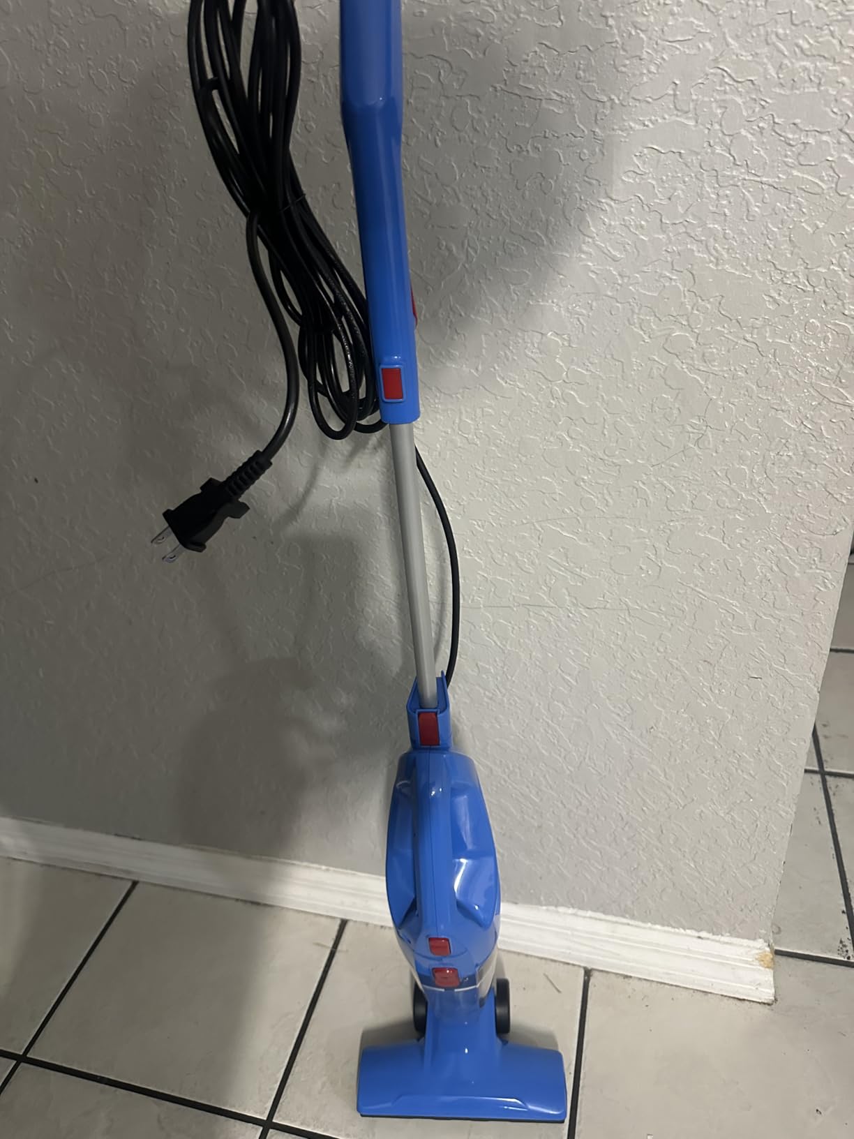 Corded Stick Vacuum Cleaner - Lightweight, Powerful Suction with 450W Motor, 3-in-1 16.4Ft Cord Vacuum Cleaners for Home, Hard Floor, Carpet, Pet Hair Sky Blue - Customer Photo 1