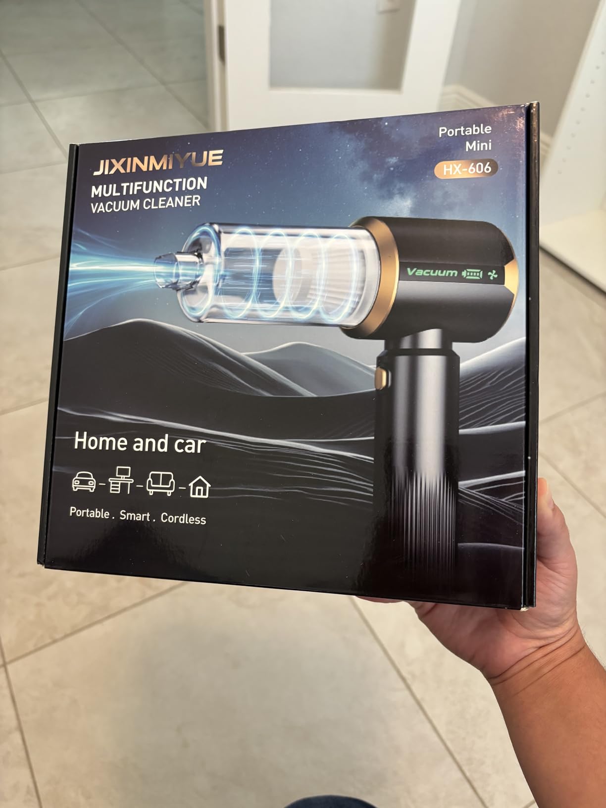 Car Handheld Vacuum Cordless: Car Vacuum Cleaner with 16000Pa Ultra-Strong Suction, Brushless Motor & HEPA Filter - Lightweight Design for Drivers and Office Workers - Customer Photo 1