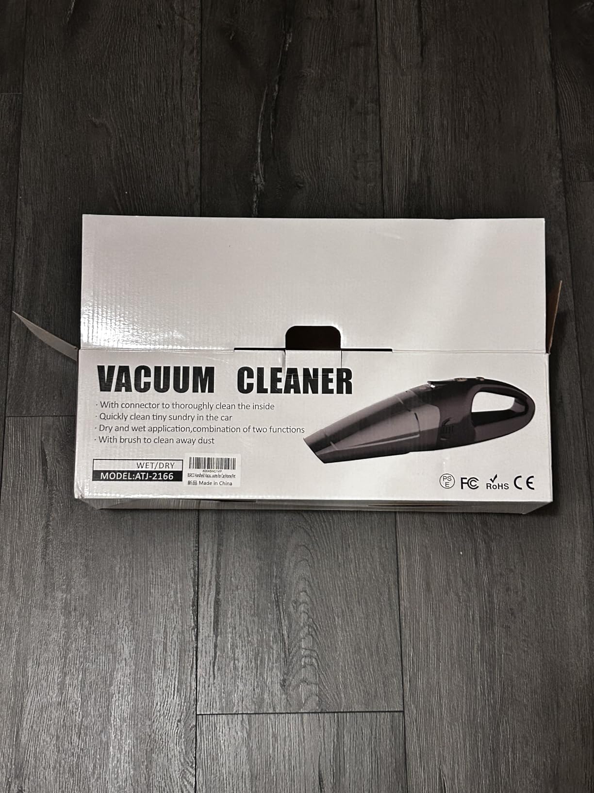 Handheld Vacuum Cordless Rechargeable with LED Light, Car Vacuum Portable Cordless, Hand Vacuum Cleaner Car Seats, Home, Quick Cleanup, Strong Suction, Lightweight, Includes Crevice Nozzle & Brush - Customer Photo 1