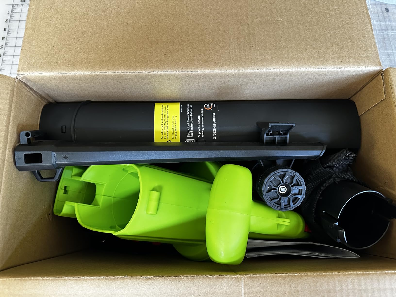 3-in-1 Leaf Blower, Vacuum & Mulcher – 10 Amp Electric Garden Tool with 10-Gallon Collection Bag – Lightweight, Powerful & Easy to Use Customer Review 3-in-1 Leaf Blower, Vacuum & Mulcher – 10 Amp Electric Garden Tool with 10-Gallon Collection Bag – Lightweight, Powerful & Easy to Use - Customer Photo 2