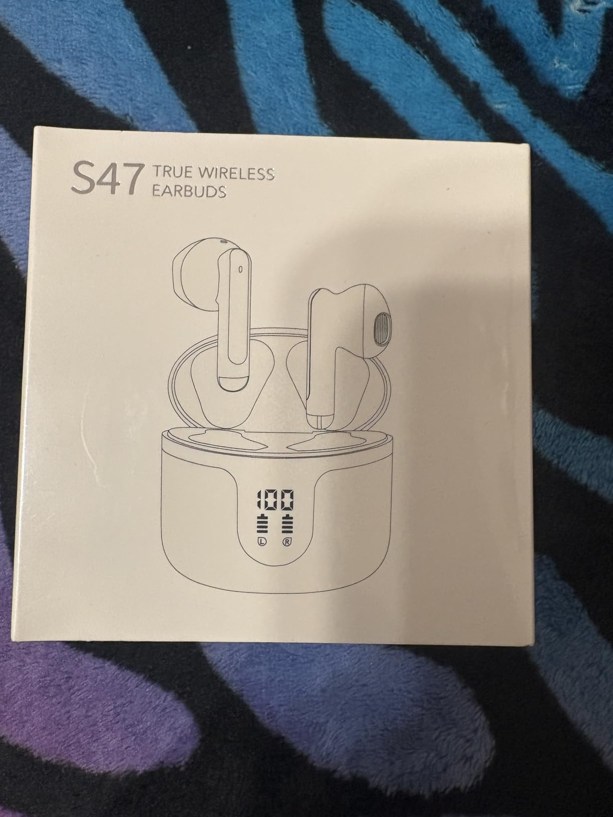 Wireless Earbuds, 2025 Bluetooth 5.3 Headphones HiFi Stereo 50H Playback Ear Buds with Led Digital Display, ENC Noise Cancelling Earbuds for Laptop Computer, iOS, Android, White Customer Review Wireless Earbuds, 2025 Bluetooth 5.3 Headphones HiFi Stereo 50H Playback Ear Buds with Led Digital Display, ENC Noise Cancelling Earbuds for Laptop Computer, iOS, Android, White - Customer Photo 1