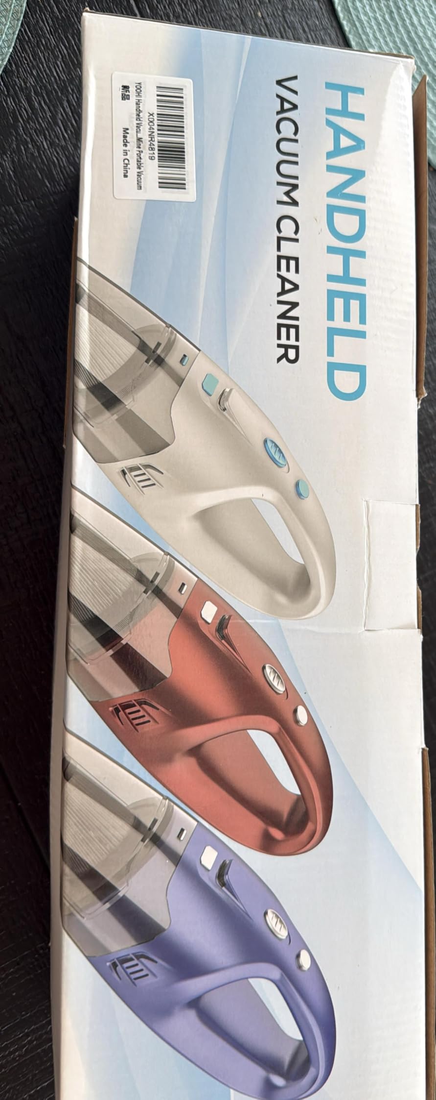 Handheld Vacuum Cordless Rechargeable – 6000Pa Mini Hand Held Vacuum, LED Light, 20–25 Mins Runtime, USB Charging, 500ML Cup – Lightweight Small Vacuum Cleaner Cordless for Car/Office/Home Customer Review Handheld Vacuum Cordless Rechargeable – 6000Pa Mini Hand Held Vacuum, LED Light, 20–25 Mins Runtime, USB Charging, 500ML Cup – Lightweight Small Vacuum Cleaner Cordless for Car/Office/Home - Customer Photo 1
