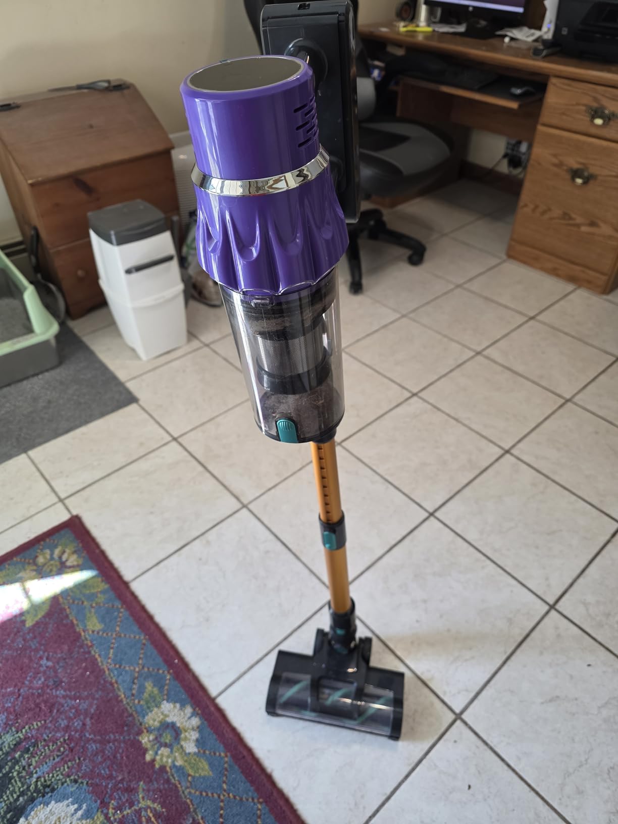 Cordless Vacuum Cleaner, 50KPA/70Mins Vacuum Cleaners for Home with Auto Dust Detection/LED Touch Display, Stick Vacuum Cordless Rechargeable, Pet Vacuum for Pet Hair,Hardwood Floor,Carpet Customer Review Cordless Vacuum Cleaner, 50KPA/70Mins Vacuum Cleaners for Home with Auto Dust Detection/LED Touch Display, Stick Vacuum Cordless Rechargeable, Pet Vacuum for Pet Hair,Hardwood Floor,Carpet - Customer Photo 1