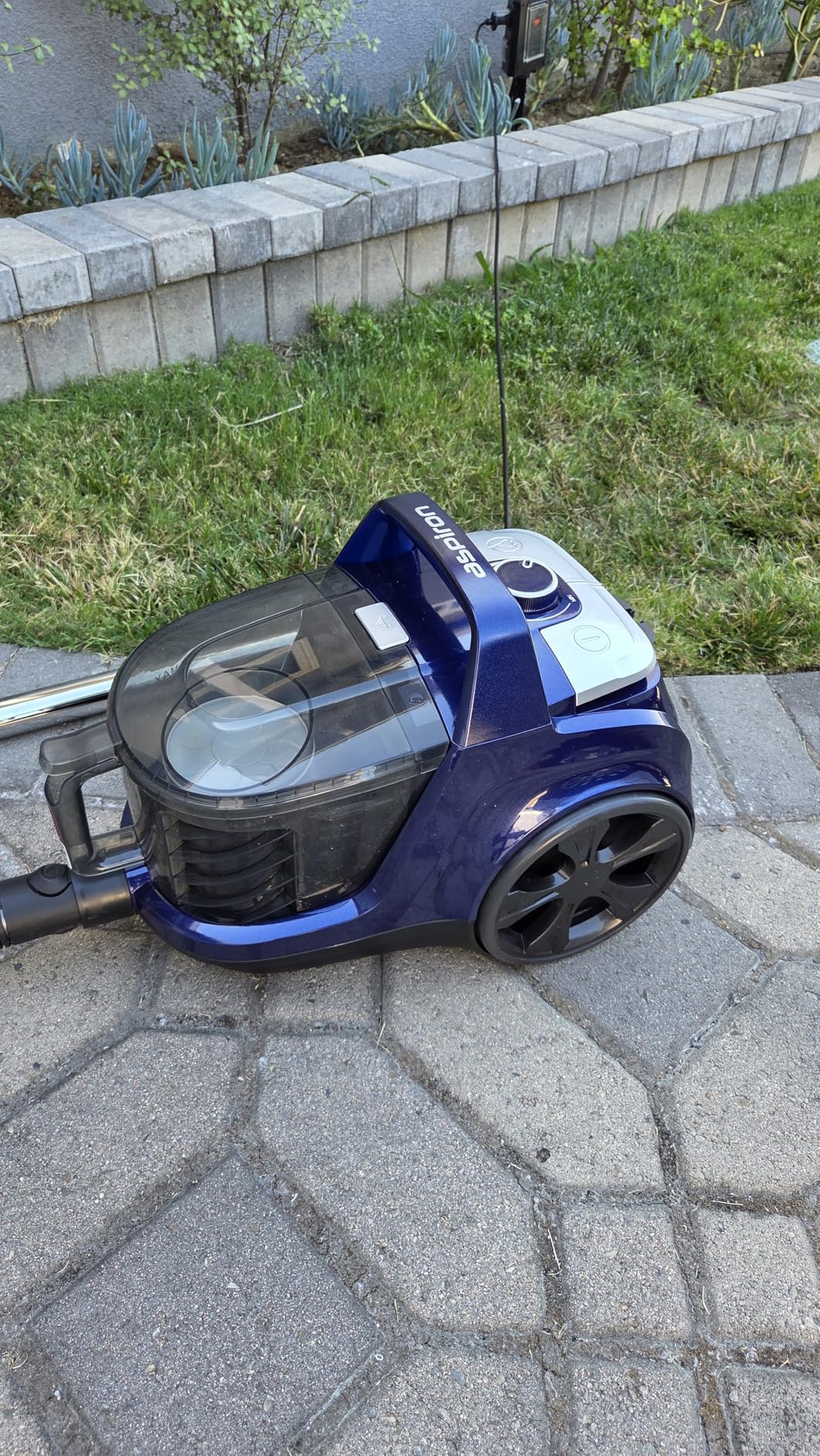 Aspiron Canister Vacuum, Upgraded 1600W Bagless Canister Vacuum Cleaner, Auto Cord Rewind, H13 HEPA Filter, 3.7Qt Large Capacity, 5 Tools for Hard Floors, Carpet, Pet, Upholstery, Tiles, Car, Violet Customer Review Aspiron Canister Vacuum, Upgraded 1600W Bagless Canister Vacuum Cleaner, Auto Cord Rewind, H13 HEPA Filter, 3.7Qt Large Capacity, 5 Tools for Hard Floors, Carpet, Pet, Upholstery, Tiles, Car, Violet - Customer Photo 1