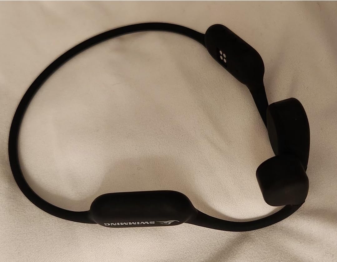 Swimming Headphones Waterproof, Wireless Bone Conduction Headphones, Built-in MP3 Player, 32GB Memory, Underwater Pool Earphones, Bluetooth 5.4 Sports Headset, Suitable for Running, Cycling - Customer Photo 1