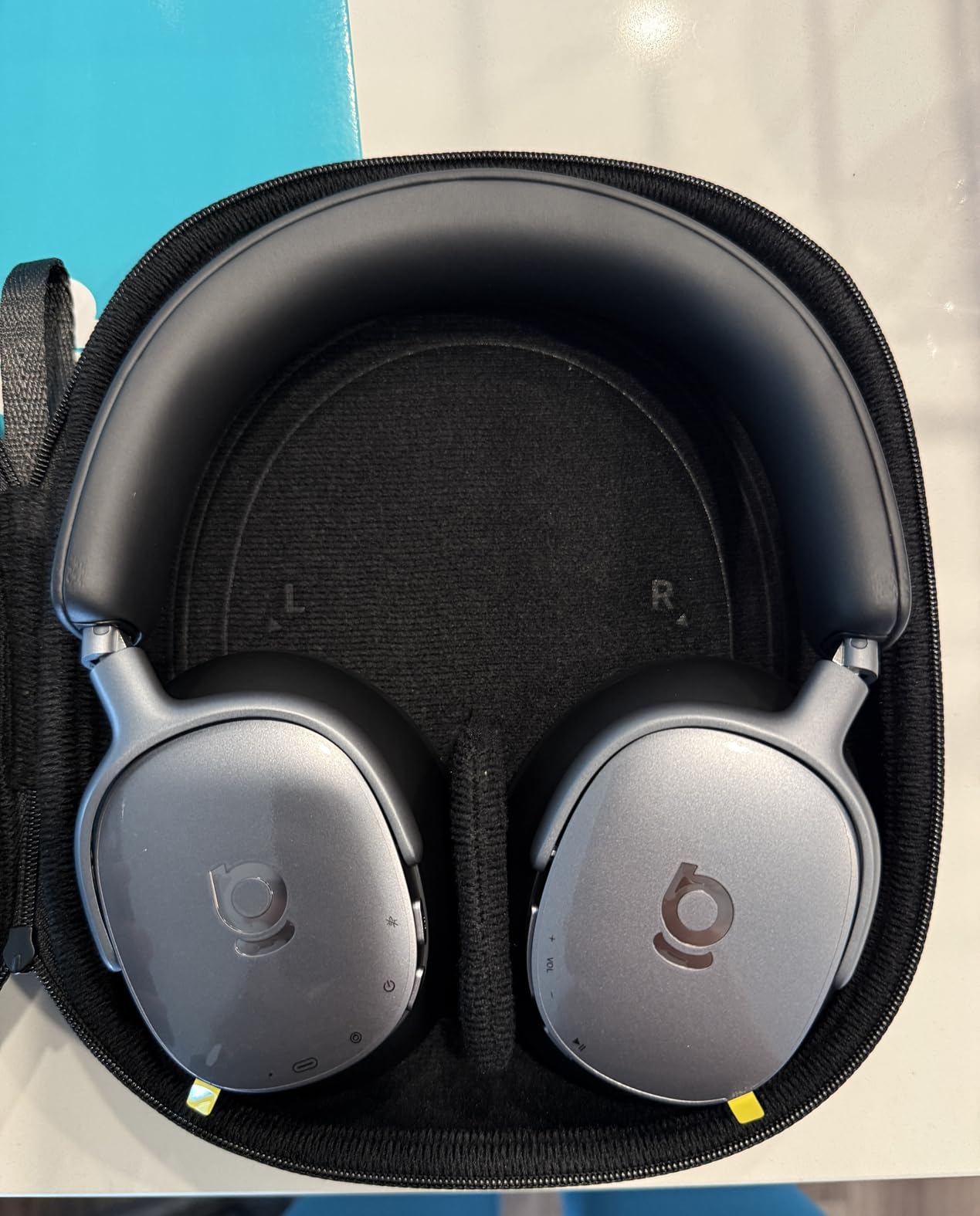 Baseus Inspire XH1 Adaptive Active Noise Cancelling Headphones, Sound by Bose, Dolby Audio, Premium Real-Time Adaptive ANC, Adaptive Tuning Rich Sound, Hi-Res Audio, 100H Playtime - Cosmic Black Customer Review Baseus Inspire XH1 Adaptive Active Noise Cancelling Headphones, Sound by Bose, Dolby Audio, Premium Real-Time Adaptive ANC, Adaptive Tuning Rich Sound, Hi-Res Audio, 100H Playtime - Cosmic Black - Customer Photo 1