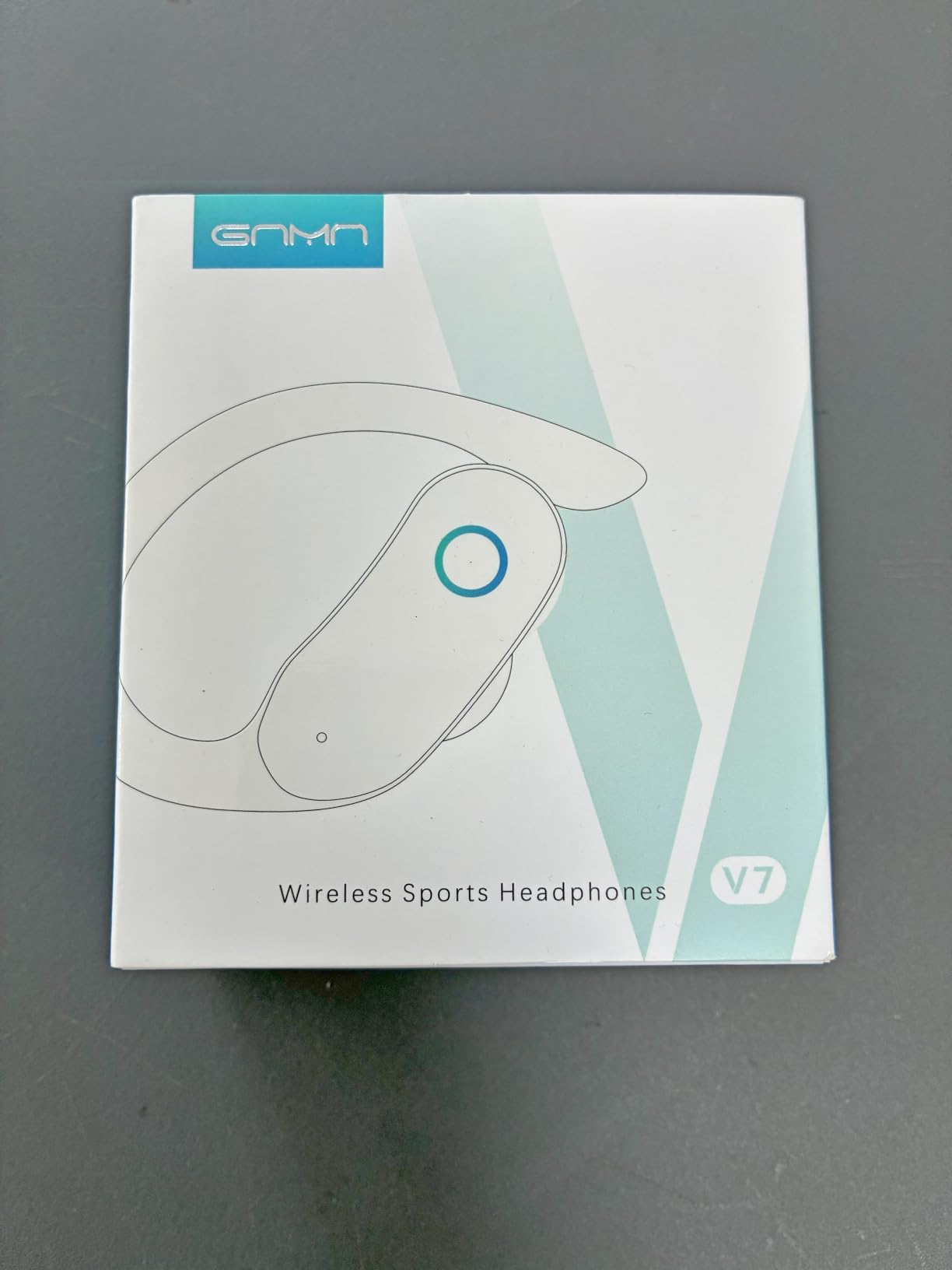GNMN Active Noise Cancelling Ear Buds Wireless Earbuds 96hrs Playback Bluetooth Headphones IPX7 Waterproof Stereo Bass Over-Ear Earphones with Earhooks Microphone LED Battery Display for Sports/Gym - Customer Photo 1