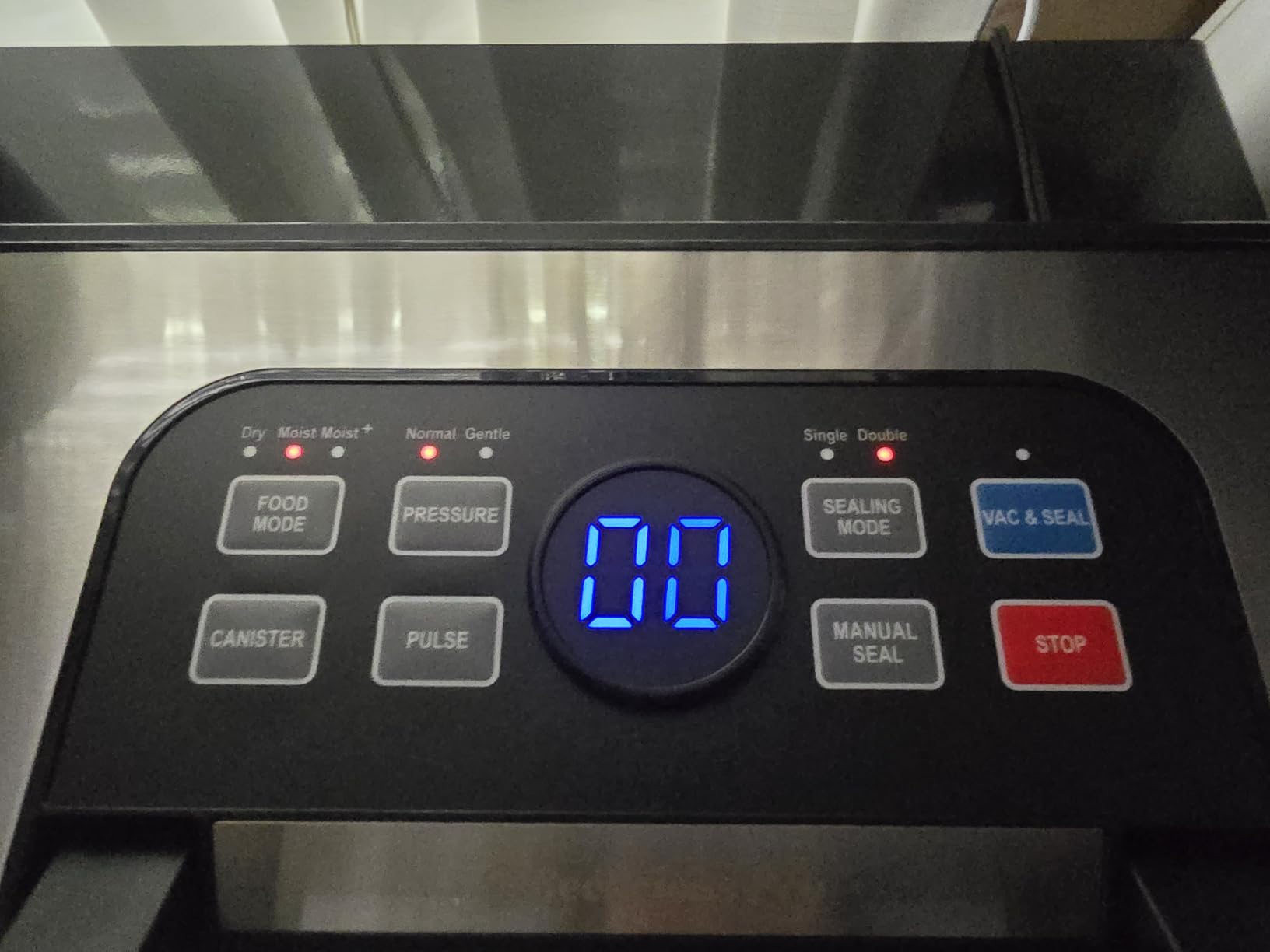 95Kpa Powerful Precision Pro Vacuum Sealer, with Double Heat Seal & Double Pump, Easy-Lock Handle, 10-in-1 Vacuum Sealer Machine for Food with Bags Storage, Built-in Cutter, Stainless Steel - Customer Photo 1