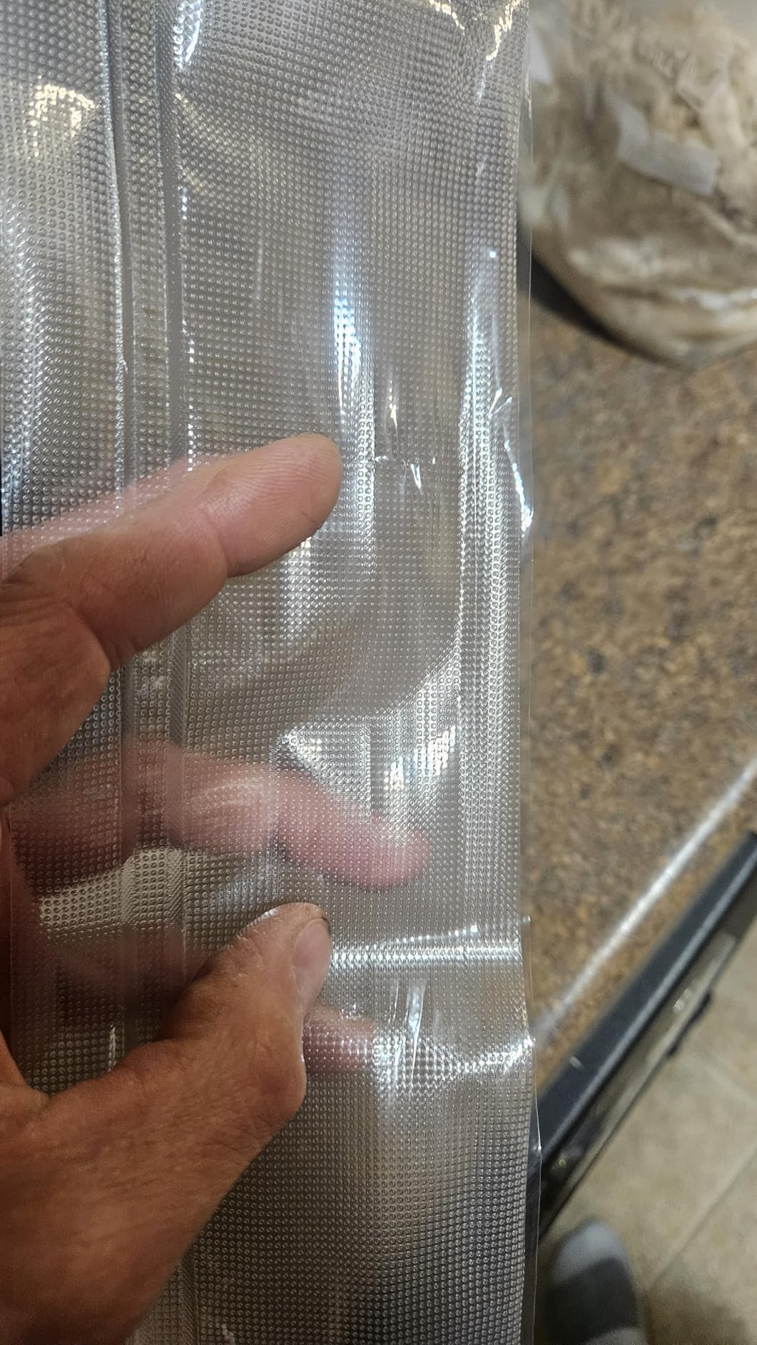 Vacuum Sealer Machine, Updated Powerful 95KPa Commercial Food Saver with Double Seal for 2X Strength, Built-in Cutter, Bags Storage & Easy-Lock Handle, Includes Free Bags (1 Roll + 10 Pre-cut) - Customer Photo 2