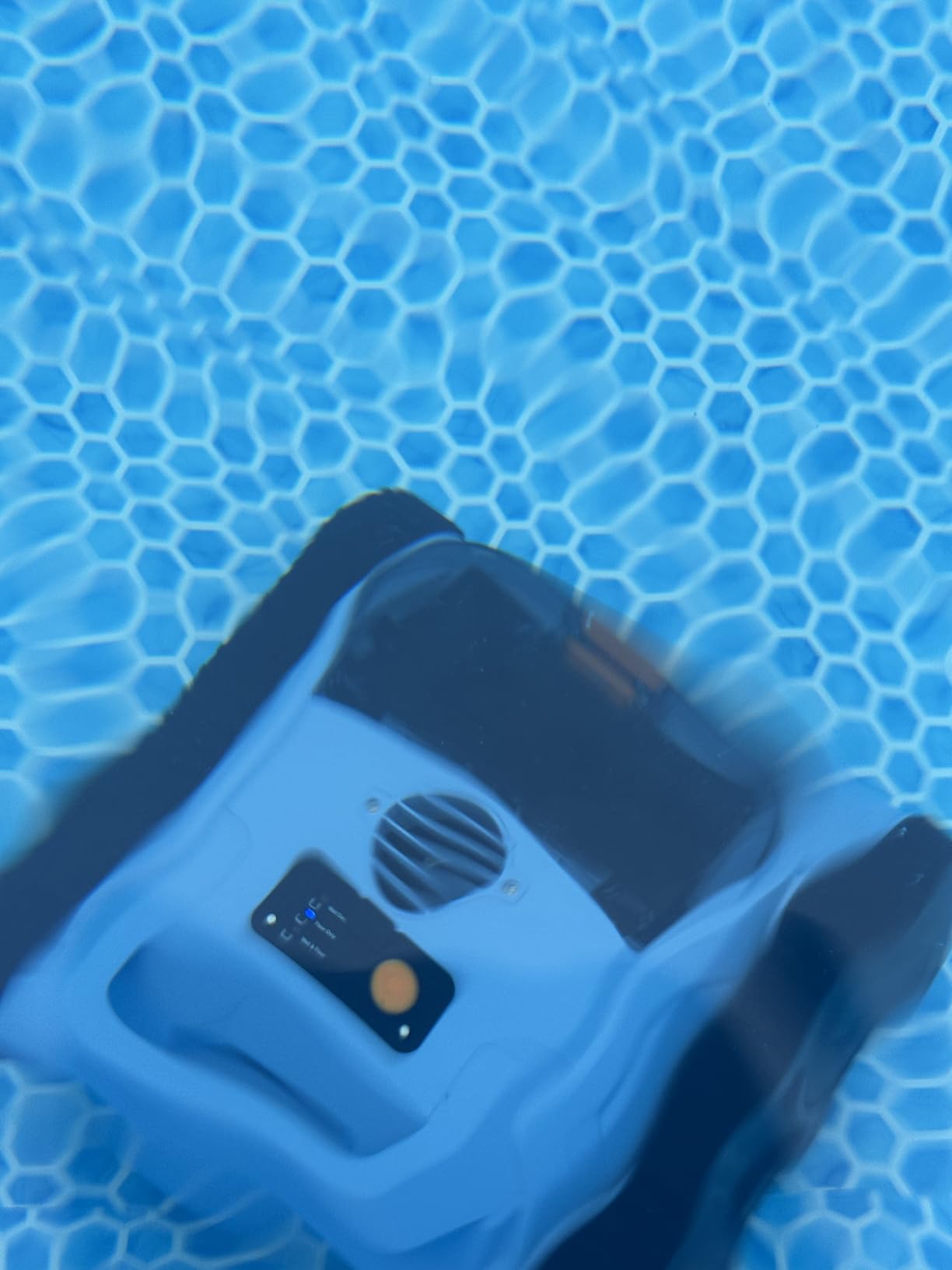 Pool Vacuum for Above Ground Pool, Lasts Up to 180 Mins, Self-Parking, LED Indicator, Wall Climbing Above Ground Pool Vacuum for Inground Pools, Robotic Pool Cleaner for Pools up to 2000 Sq.ft Customer Review Pool Vacuum for Above Ground Pool, Lasts Up to 180 Mins, Self-Parking, LED Indicator, Wall Climbing Above Ground Pool Vacuum for Inground Pools, Robotic Pool Cleaner for Pools up to 2000 Sq.ft - Customer Photo 1