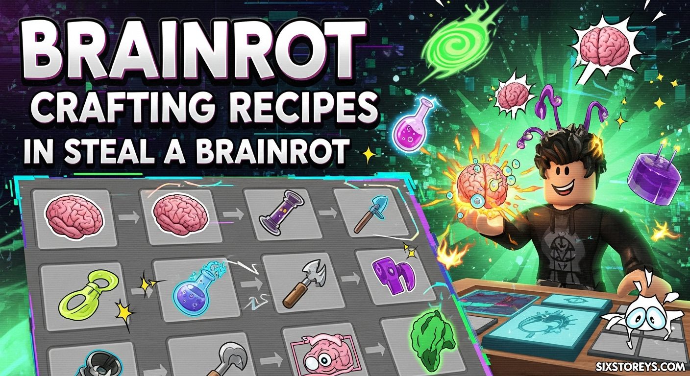 Brainrot Crafting Recipes in Steal a Brainrot
