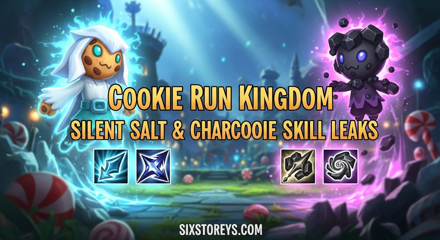 Cookie Run Kingdom Silent Salt & Charcoal Cookie Skill Leaks