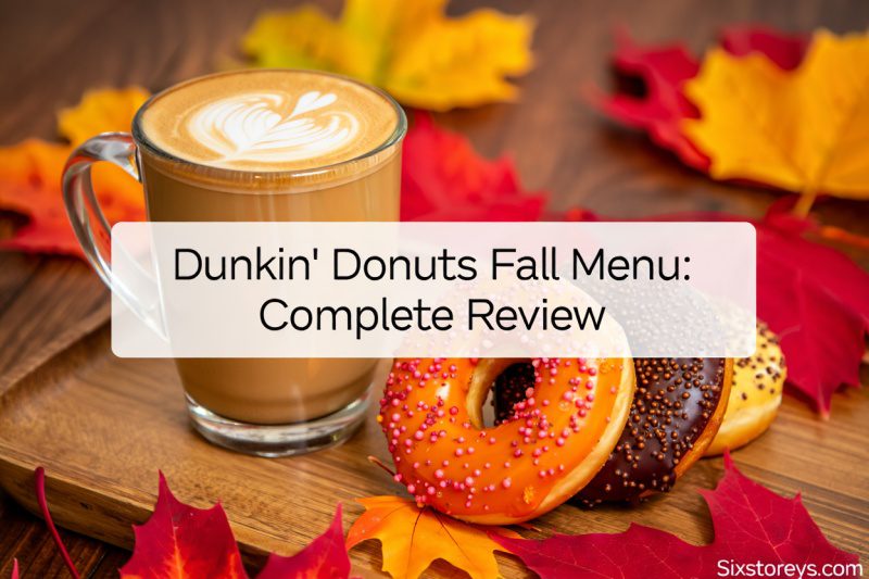 Dunkin' Donuts Fall Menu Prices