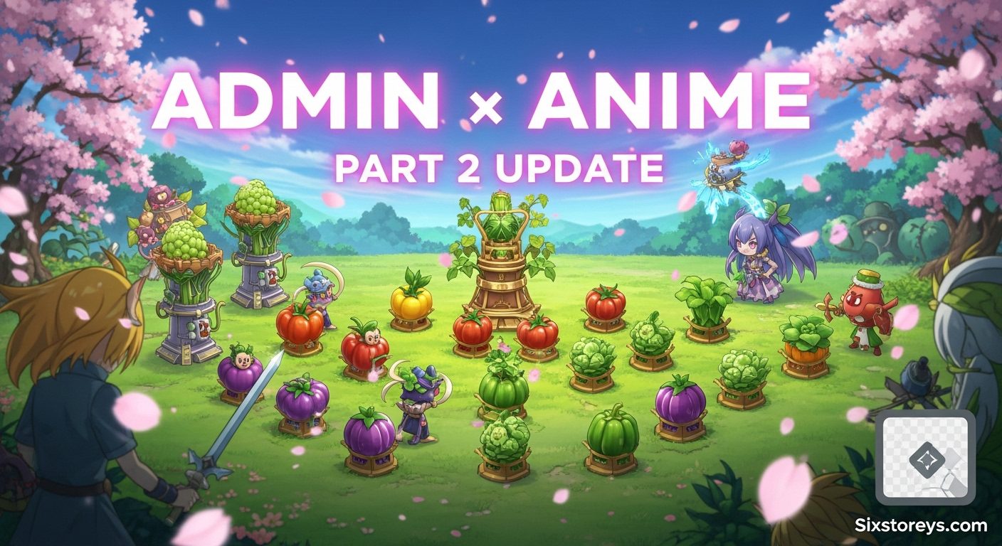 Garden Tower Defense Admin x Anime Part 2 Update