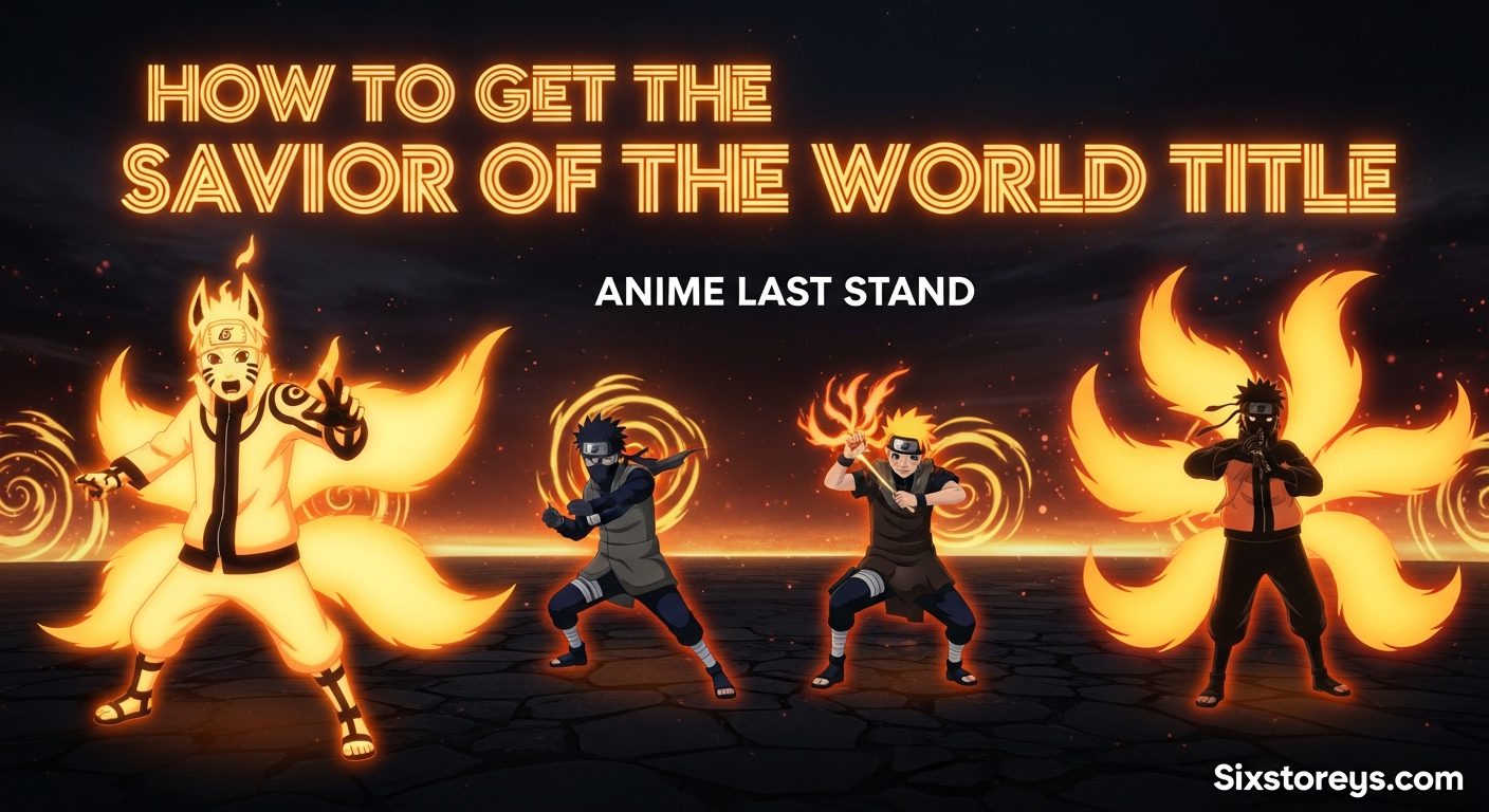 Get Savior of World Title Anime Last Stand