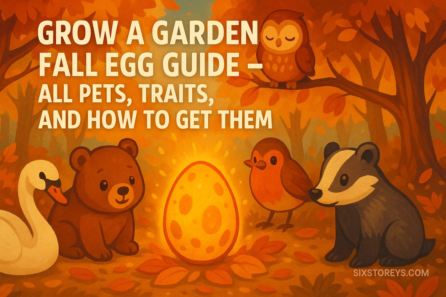 Grow a Garden Fall Egg Guide [cm] [cy] - All 5 Pets, Traits & Methods to Get Them