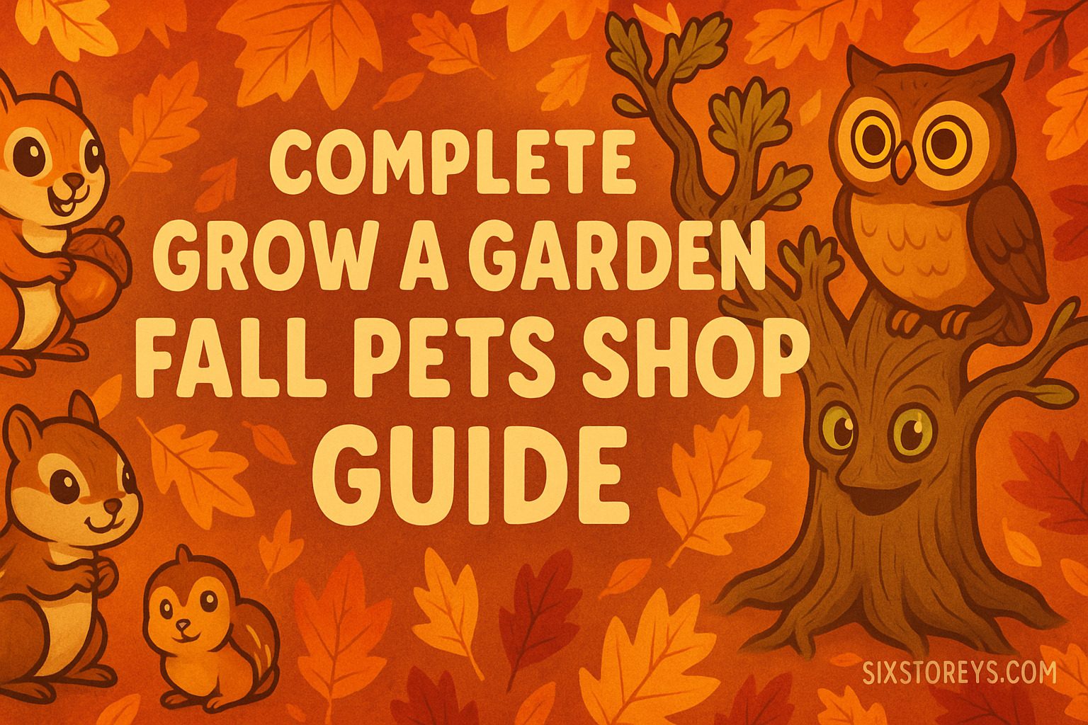 Grow a Garden Fall Pets Shop Guide