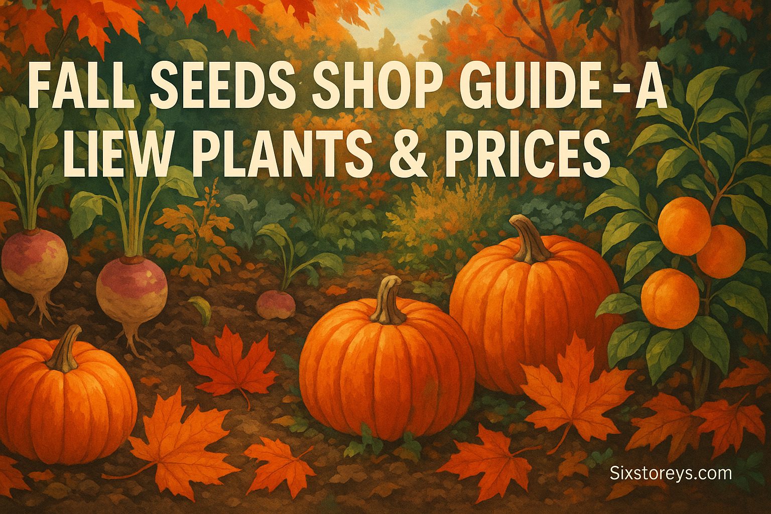 Grow a Garden Fall Seeds Shop Guide