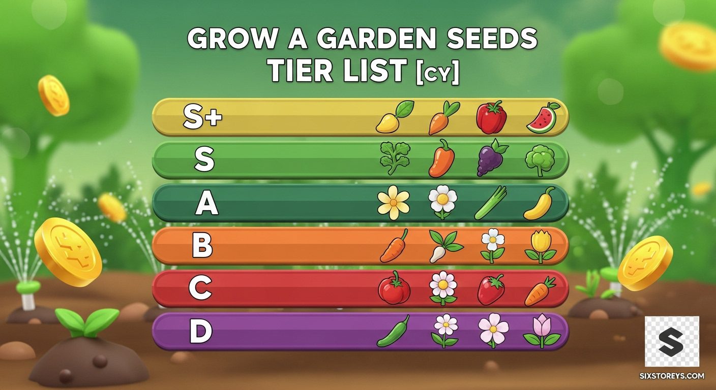 Grow a Garden Seeds Tier List