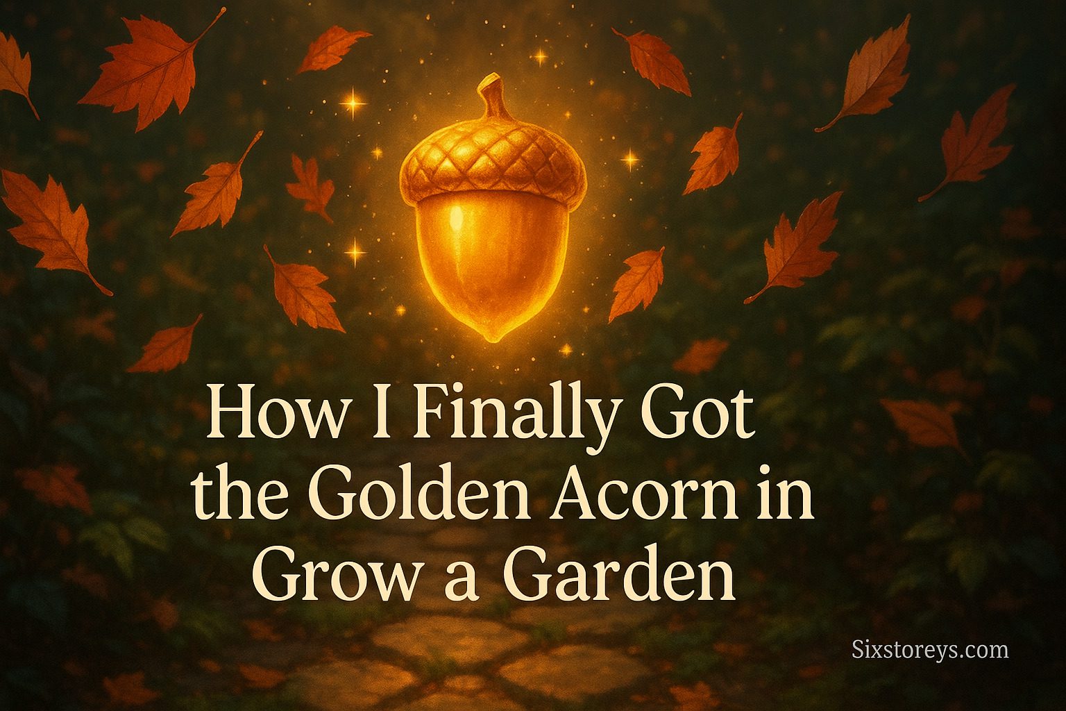 How I Finally Got the Golden Acorn in Grow a Garden
