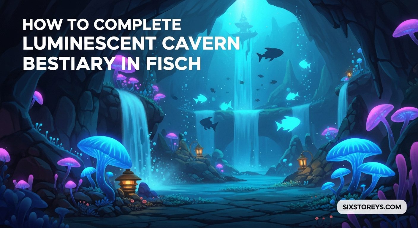 How I Mastered Fisch Luminescent Cavern Bestiary