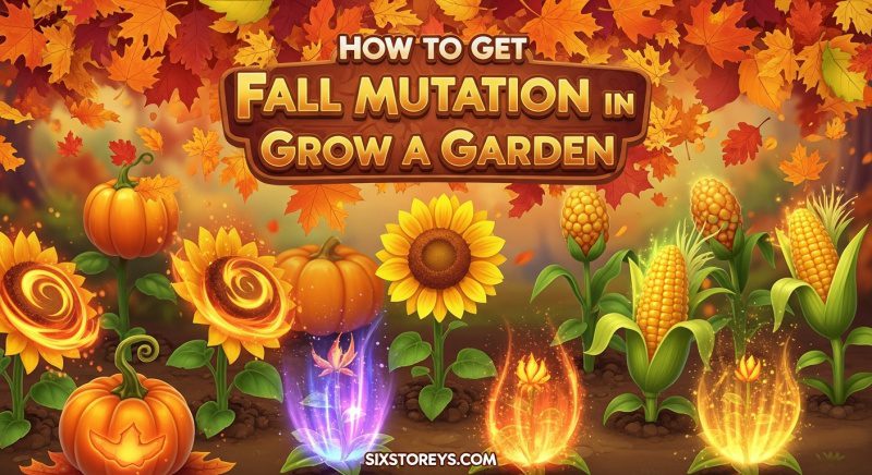 How to Get 4x Crops Fall Mutation in Grow a Garden