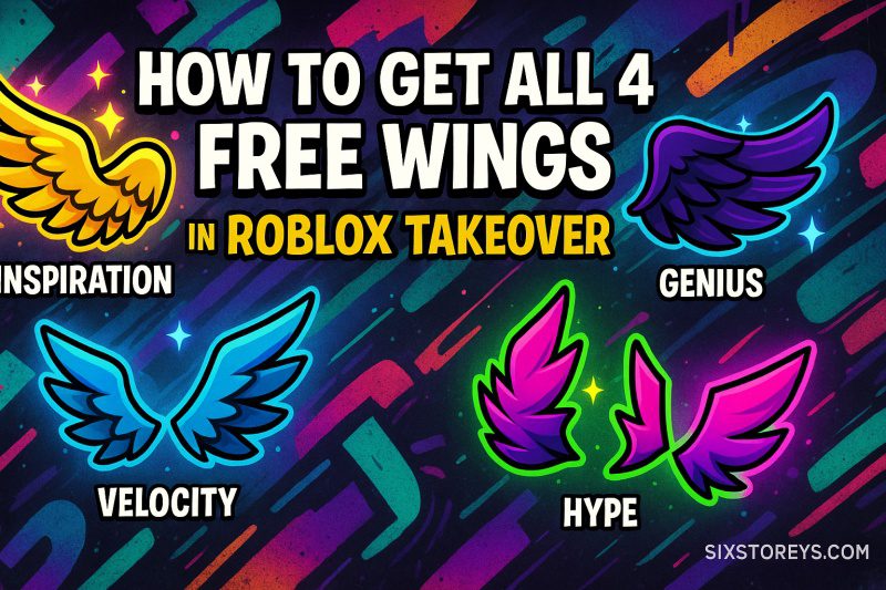 How to Get All 4 Free Wings in Roblox Takeover Event