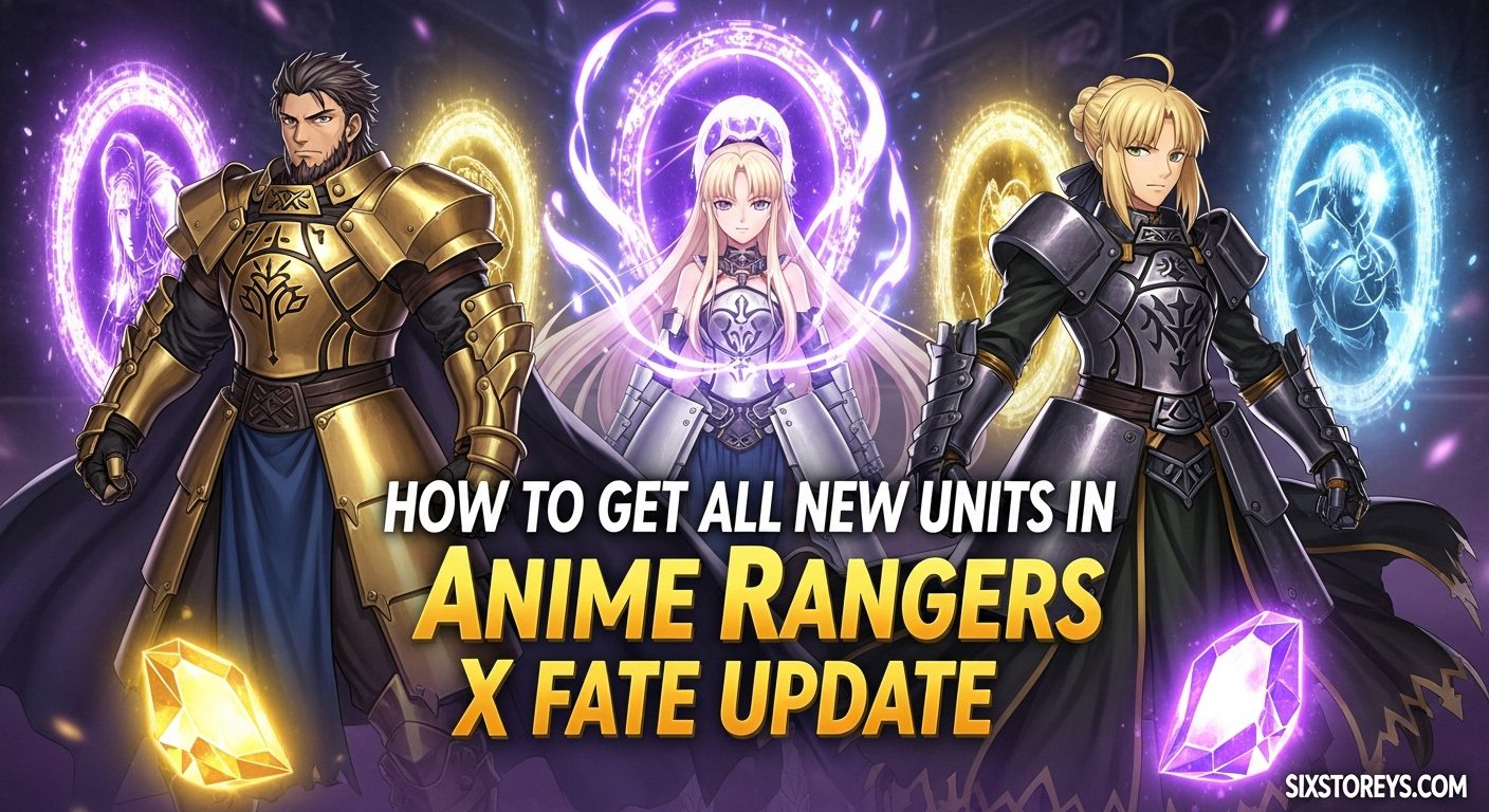 How to Get All New Units in Anime Rangers X Fate Update
