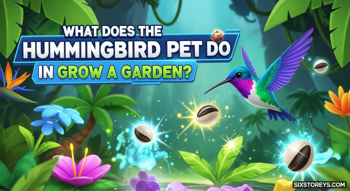 Hummingbird Pet Grow a Garden