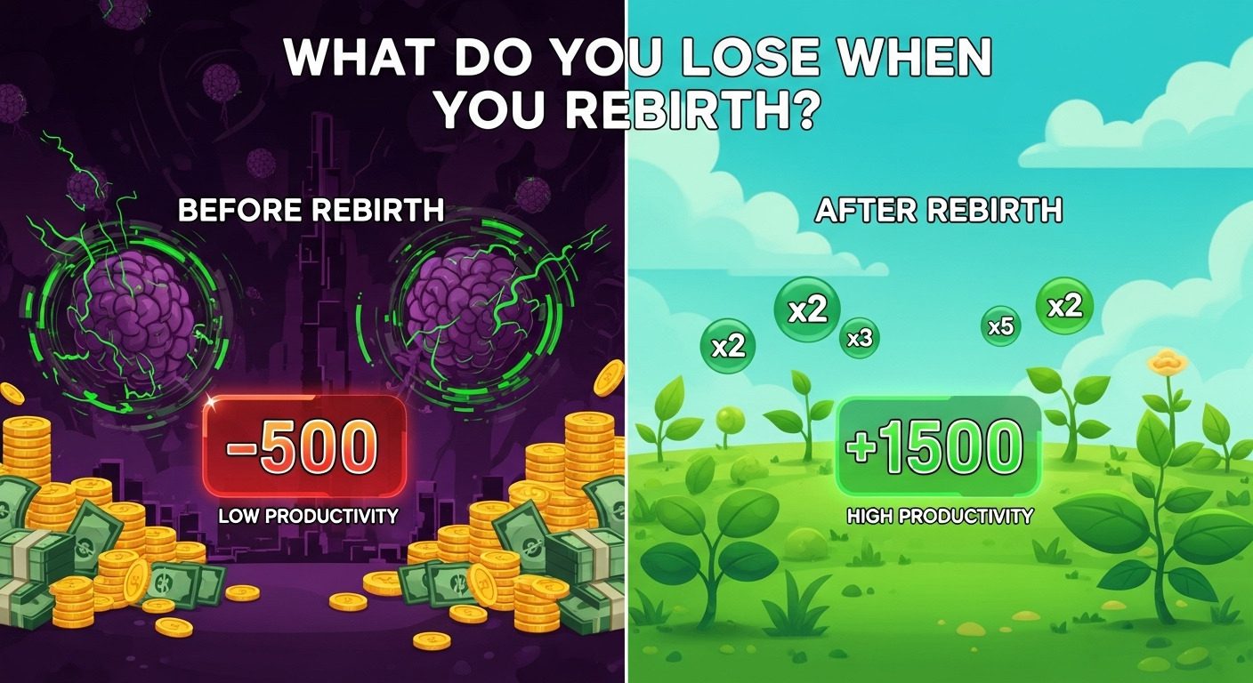 Plants vs Brainrots What You Lose When You Rebirth