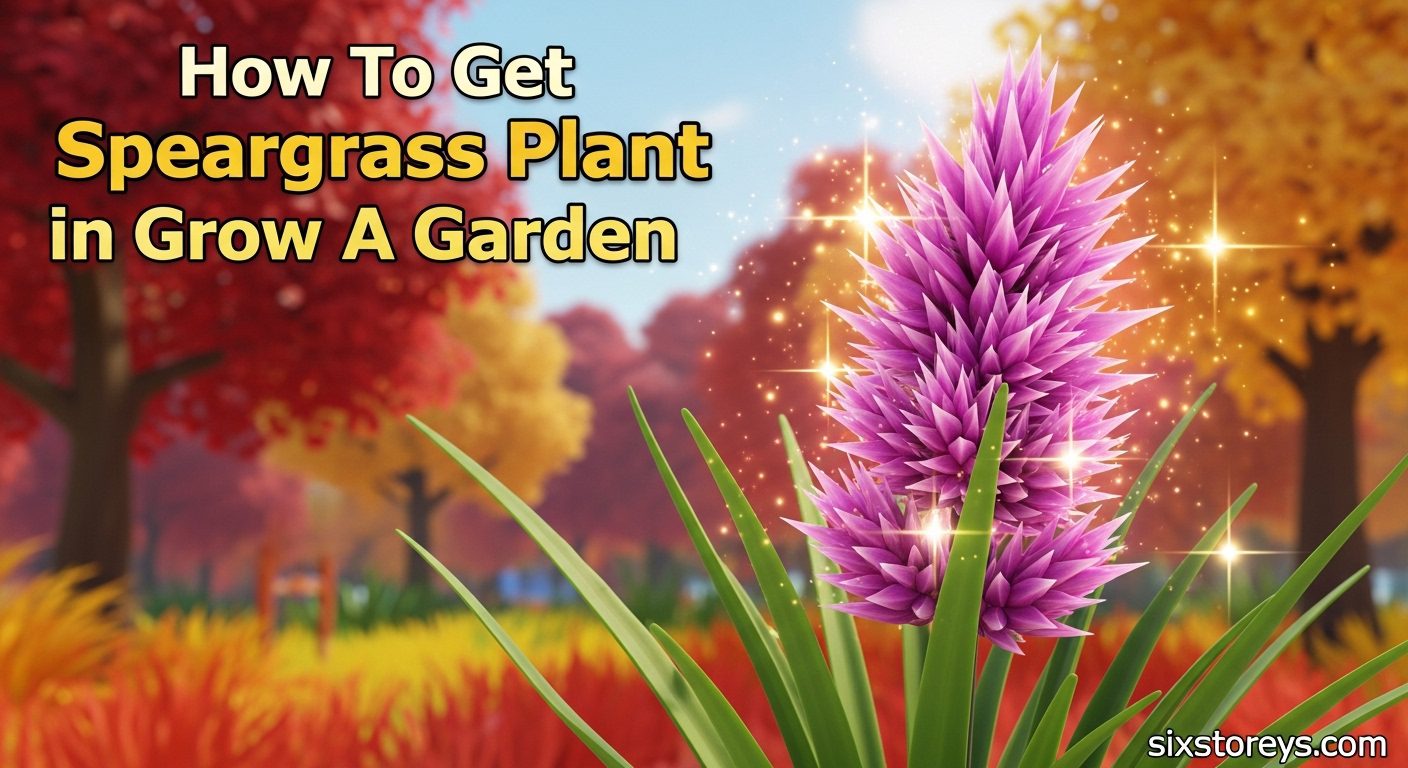 The Legendary Speargrass Plant in Grow a Garden