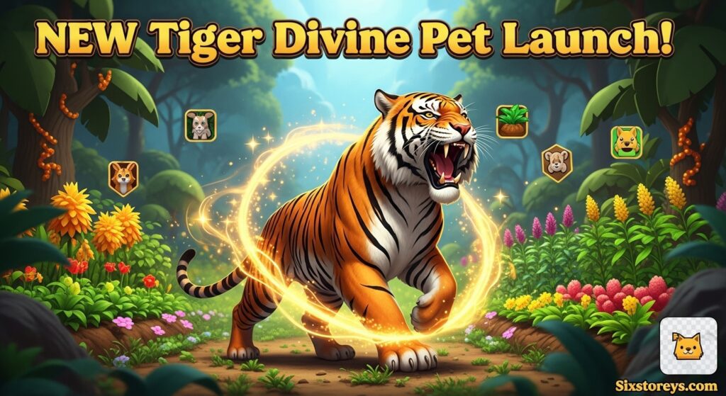 Tiger Divine Pet Grow A Garden