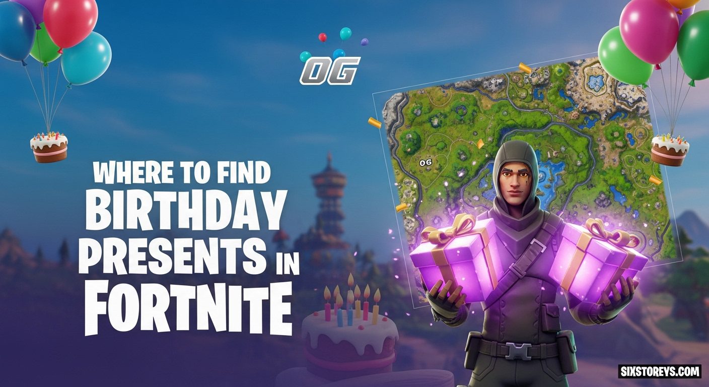 Where to Find Birthday Presents in Fortnite