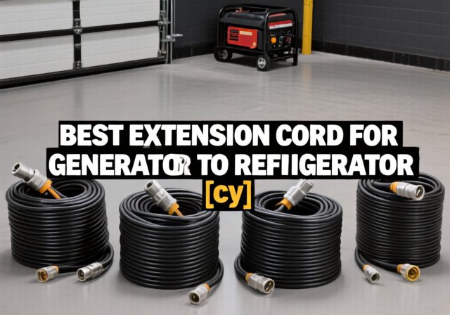 Best Extension Cord For Generator To Refrigerator [cy]: 4 Cords Tested and Reviewed - Sixstoreys Affiliate Content Factory