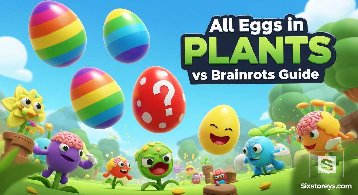 All Eggs in Plants vs Brainrots