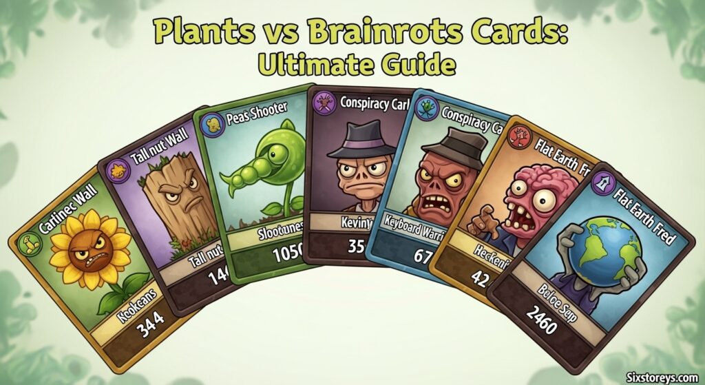 All Plants vs Brainrots Cards