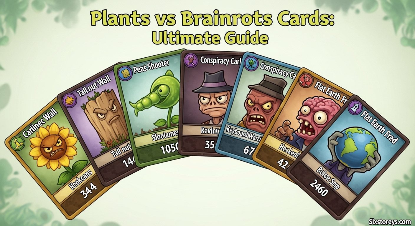 All Plants vs Brainrots Cards