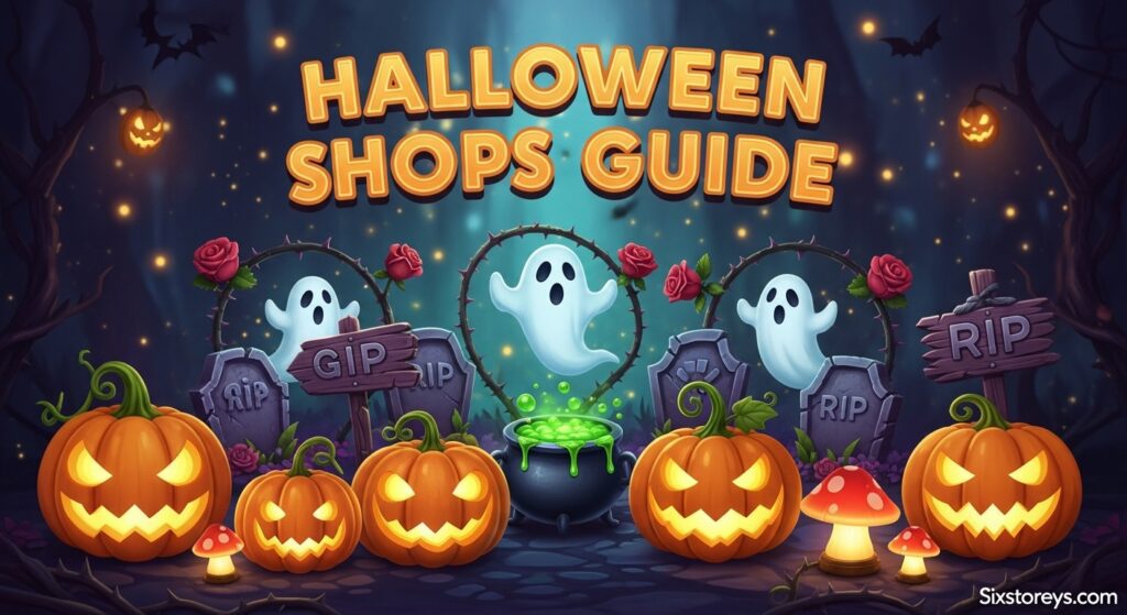 Grow a Garden All Halloween Shops
