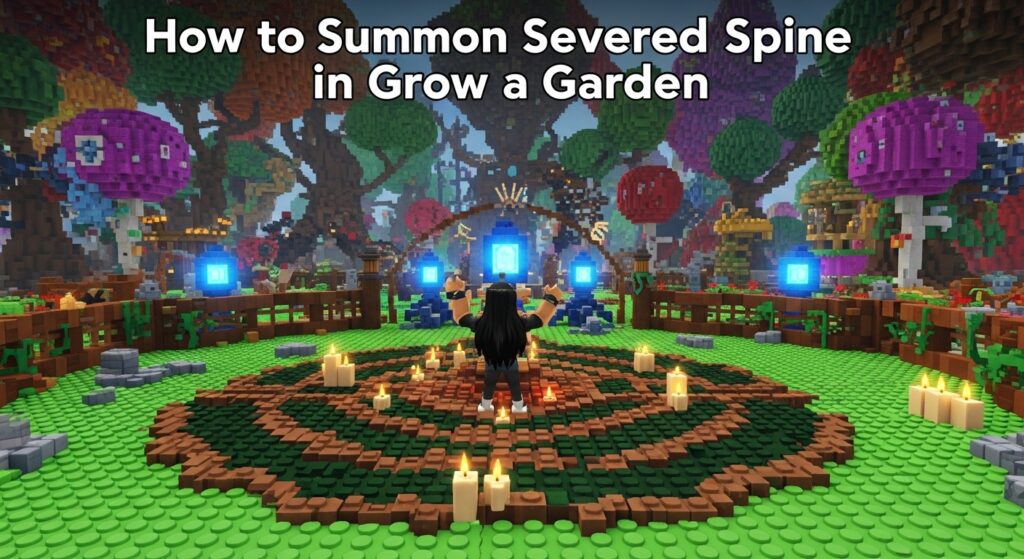 How to Summon Severed Spine in Grow a Garden