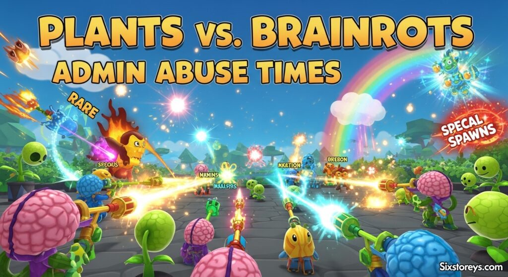 Plants vs Brainrots Admin Abuse Times & Guide