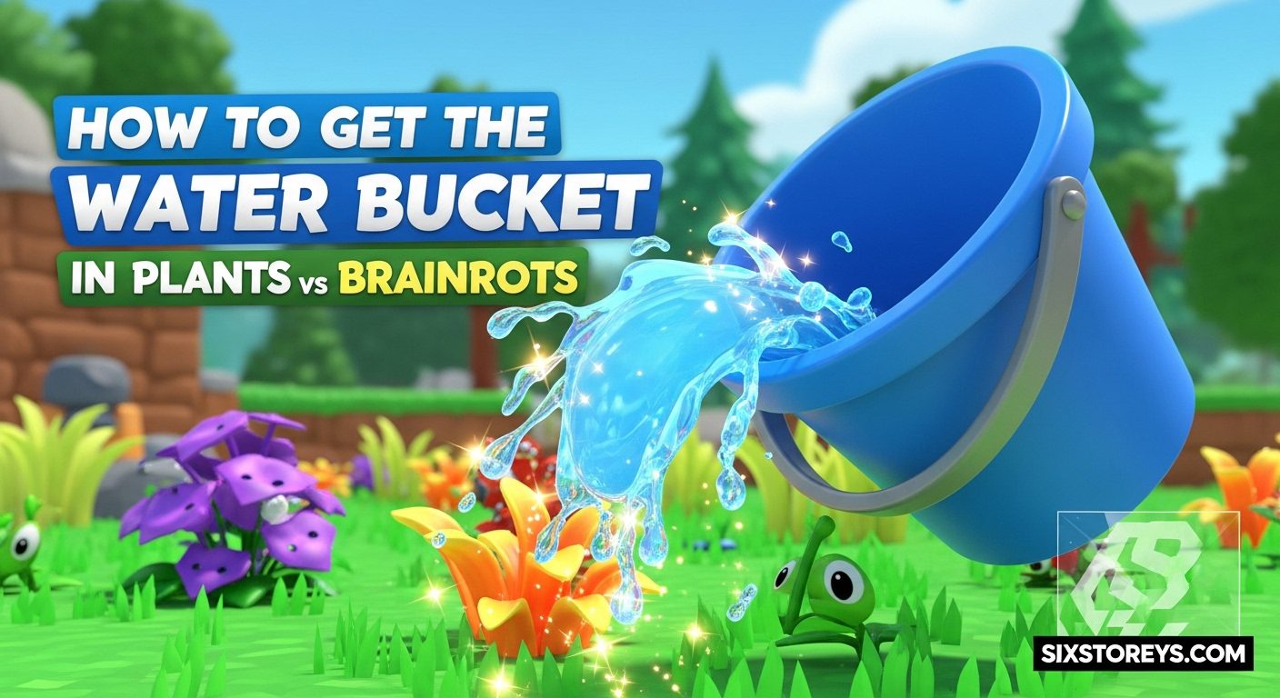 Water Bucket Guide Plants vs Brainrots