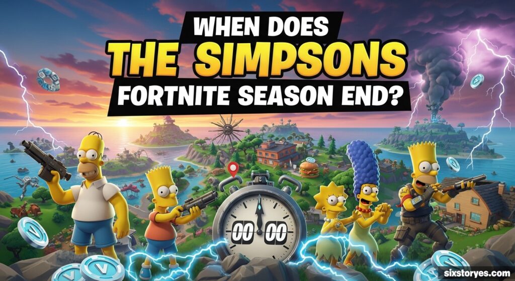 When Does The Simpsons Fortnite Season End